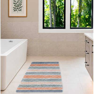 Cervantez 100% Cotton Non-Slip Bath Rug