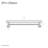 Avallon 24" Double Towel Bar In Chrome