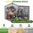 8X8 FT Outdoor Storage Shed, Weather-Resistant Shed With Lockable Double Doors & Built-In Floor, Sloped Roof Outdoor Shed For Backyard, Patio & Lawn, Gray-121909637