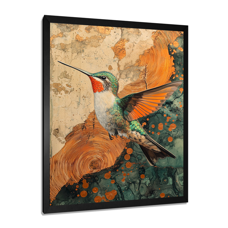 Gianne - animaux, art mural sur toile, Reproduction encadrée d'une seule photo, H 32 po x l 24 po, Noir