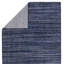 Tapis rayé bleu marine tissé à la main Caron-69380047