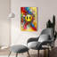 «Smiley Face» par Rey Klimt, art mural en verre acrylique-586887711