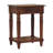 Turned Legs Chestnut 1 Drawer Side table