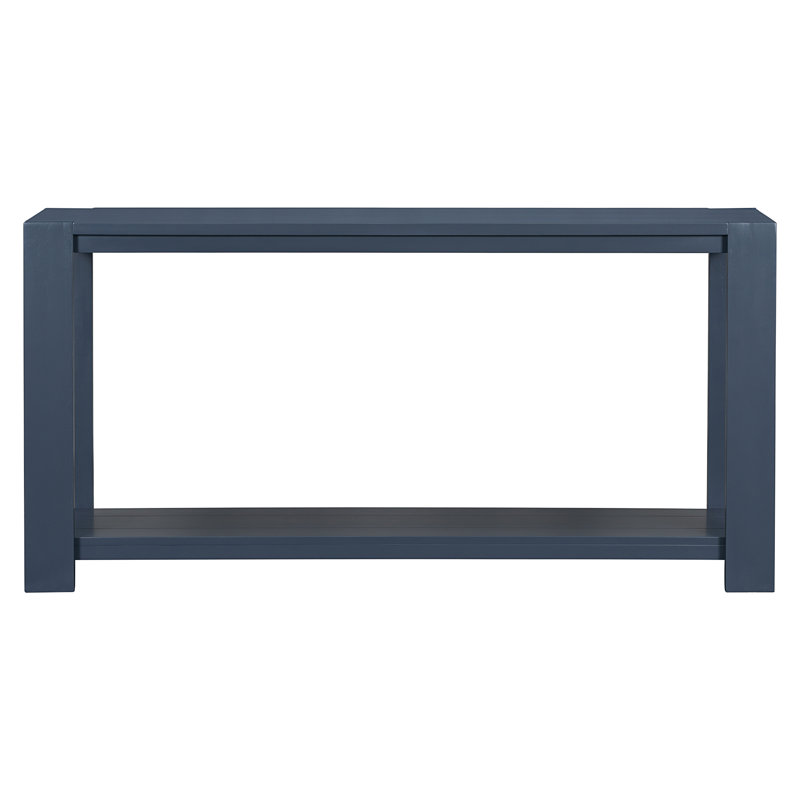U_STYLE Caractéristiques distinctives d'une console minimaliste avec tablette inférieure et quatre pieds