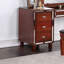 Ensemble de meuble-lavabo traditionnel couleur cerise avec tiroirs de rangement 1 pièce