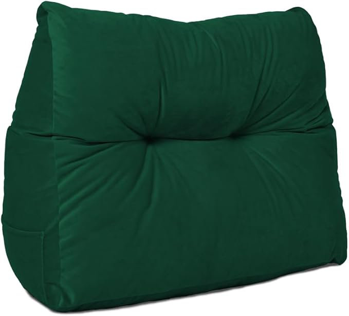 Hollaway Triangular Cushion, Forest Green