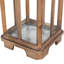 One Allium Way Farmhouse Church Window Wood and Metal Lantern (Set of 2)-446243429