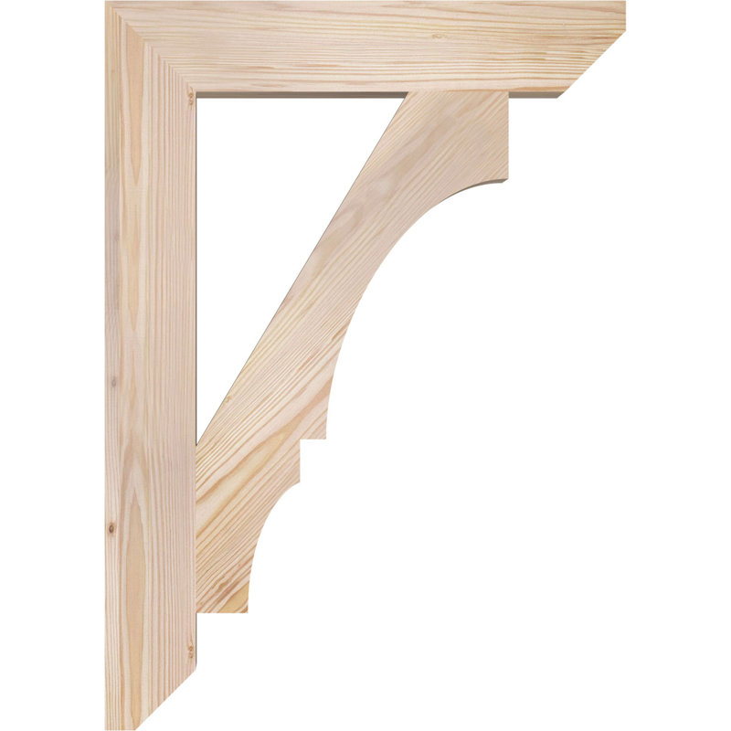 Support lisse à lattes Balboa l 3 3 po x P 20 po x H 28 po, Sapin de Douglas, Lisse, H 28 po x l 3,5 po x P 20 po