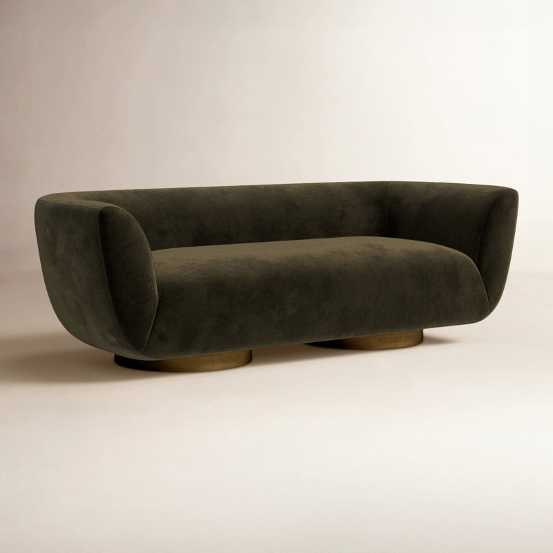 Sabine Sofa, Surrey Olive 76.8% Cotton/23.2% Polyester