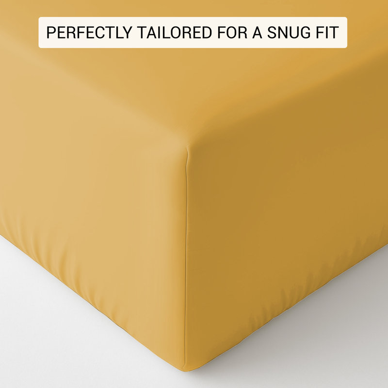 100% Cotton Flatweave Fitted Sheet, Single (3')