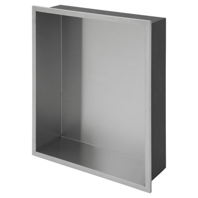 15" X 13" Stainless Steel Shower Niche