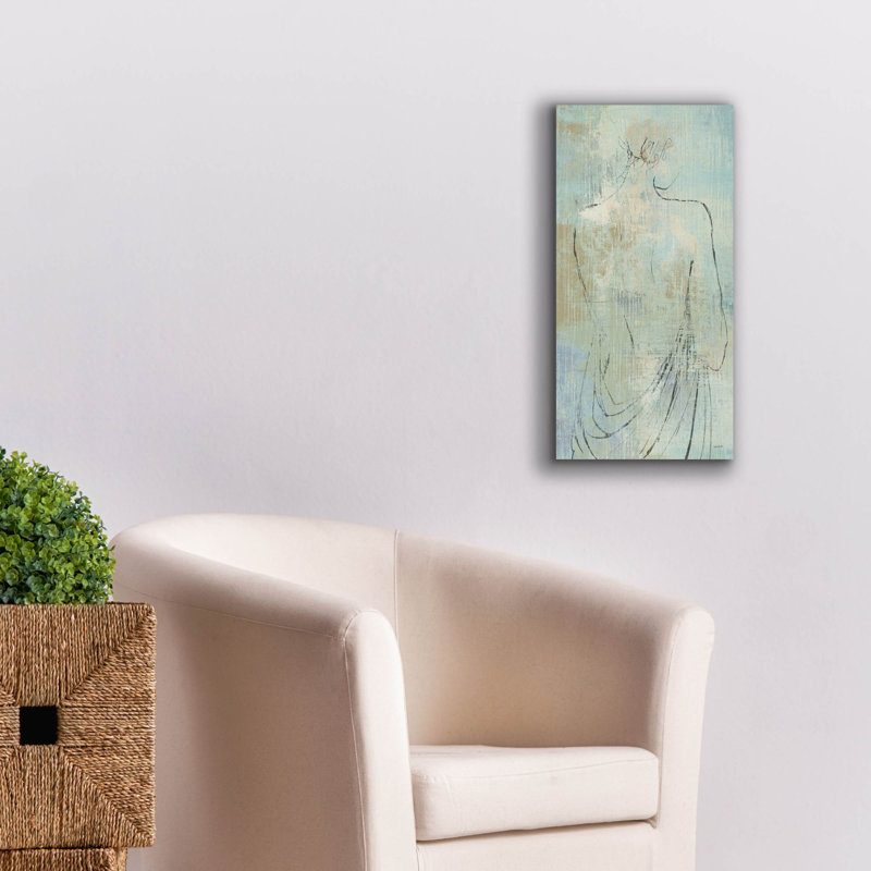 «Beauty In The Mist I Panel C» par Anne Tavoletti, art mural sur toile, H 24 po x l 12 po x P 0,75 po