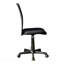 Chaise de bureau en filet noir