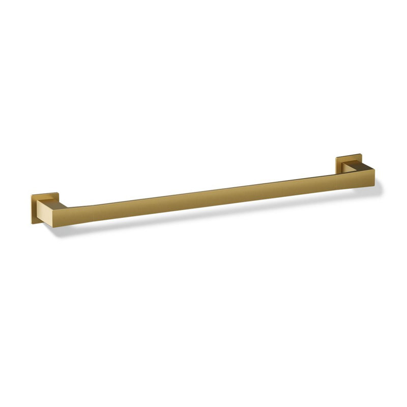 Honesty Towel Bar, Vibrant Brushed Moderne Brass, 24"W