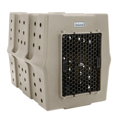 Latitude Run® CRaTE - Canine économique canine - très grand - granit Coyote