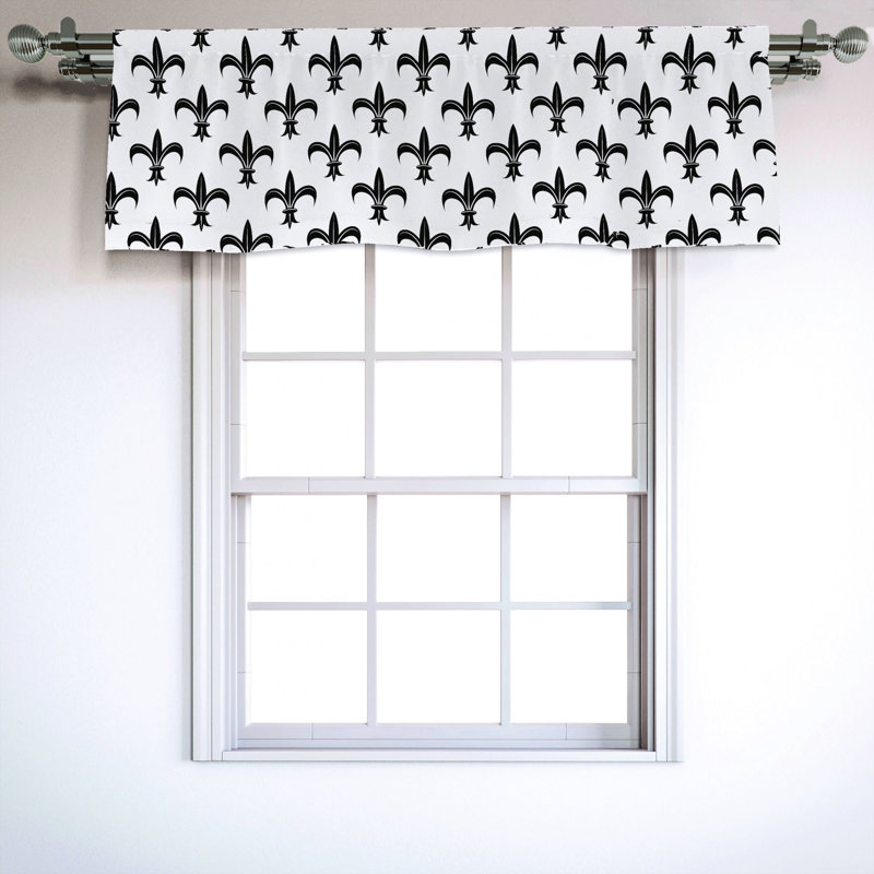Sateen Ruffled Window Valance