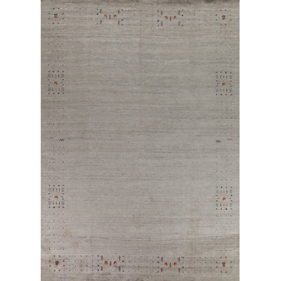 Tribal Wool Gabbeh Indian Area Rug 9x12