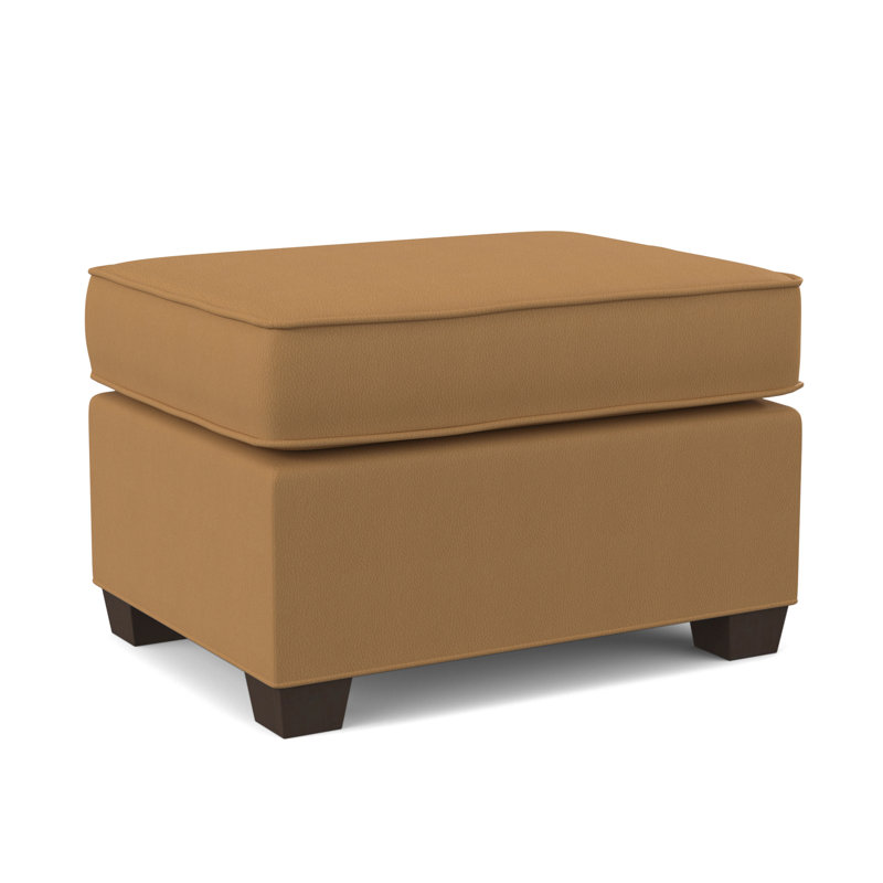 Finn 26" Wide Rectangle Standard Ottoman, Cafelle, Dillon Luggage