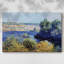 La seine à Vetheuil, 1881 - Toile tendue avec châssis