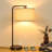 Side Table Lamp With Dual USB Ports, Dimmable Bedside Lamp Modern Nightstand Lamp Desk Reading Lamp With Linen Lampshade For Bedroom, Living Room, Study Room, Office, 9W 3000K LED Bulb Included