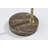 Badlingham 71.5'' Brown Marble LED Arched Floor Lamp