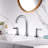 Widespread Bathroom Faucet with Drain Assembly-61067199