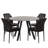 Siefert 35.4'' Round Dining Table Set, Kitchen Dining Table and 4 Dining Chairs-88629379-89176612