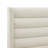 Cream Velvet Upholstered Queen Bed Frame