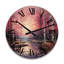 Horloge murale en bois massif Yida-669563761