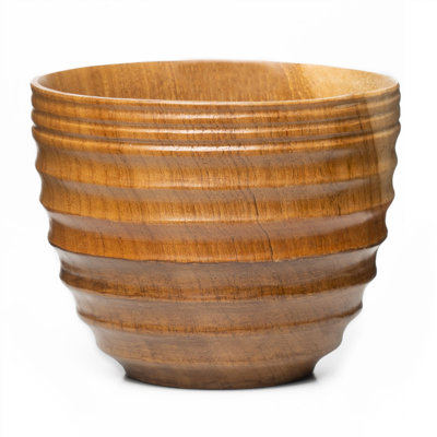 Bol horizontal en bois de teck Miso