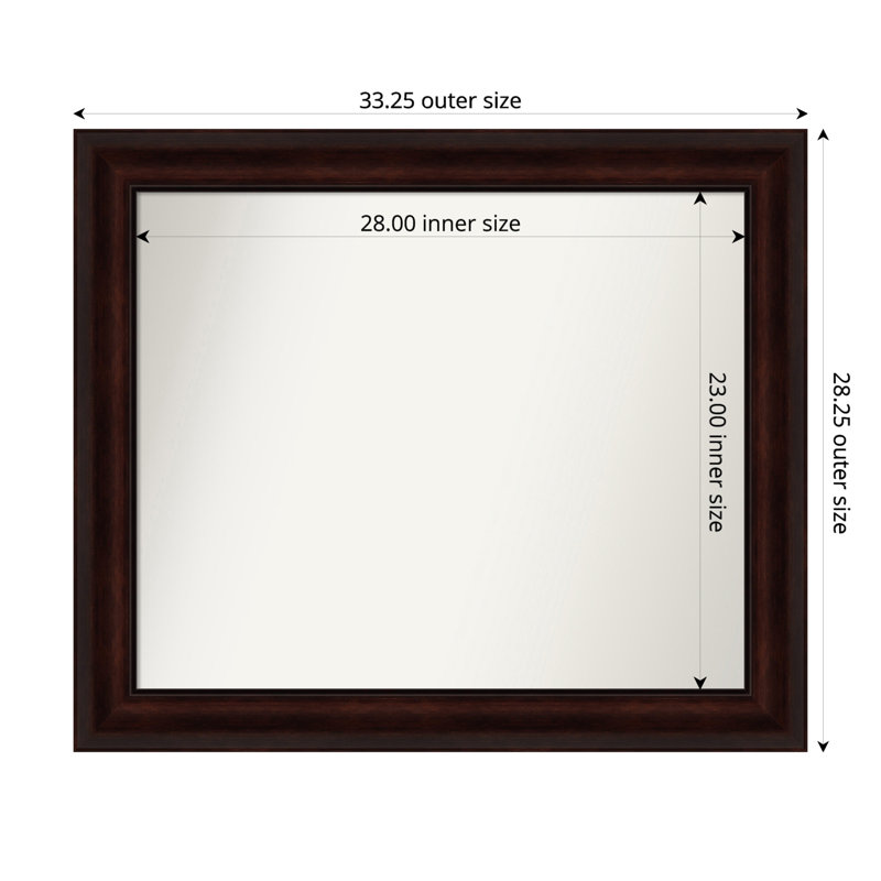 Miroir mural Nathian, 28,25 po x 33,25 po