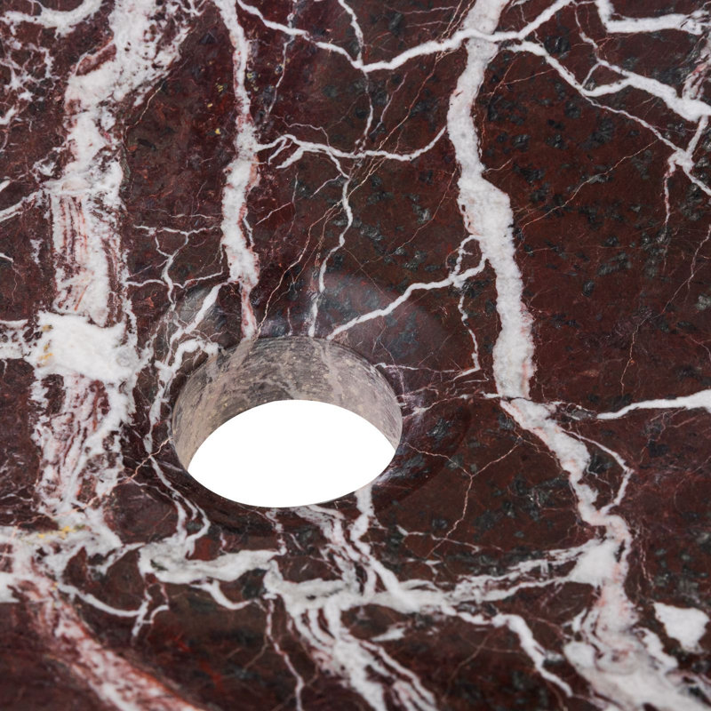 Ivy Bronx 450mm L x 330mm W Marble Oval Sink