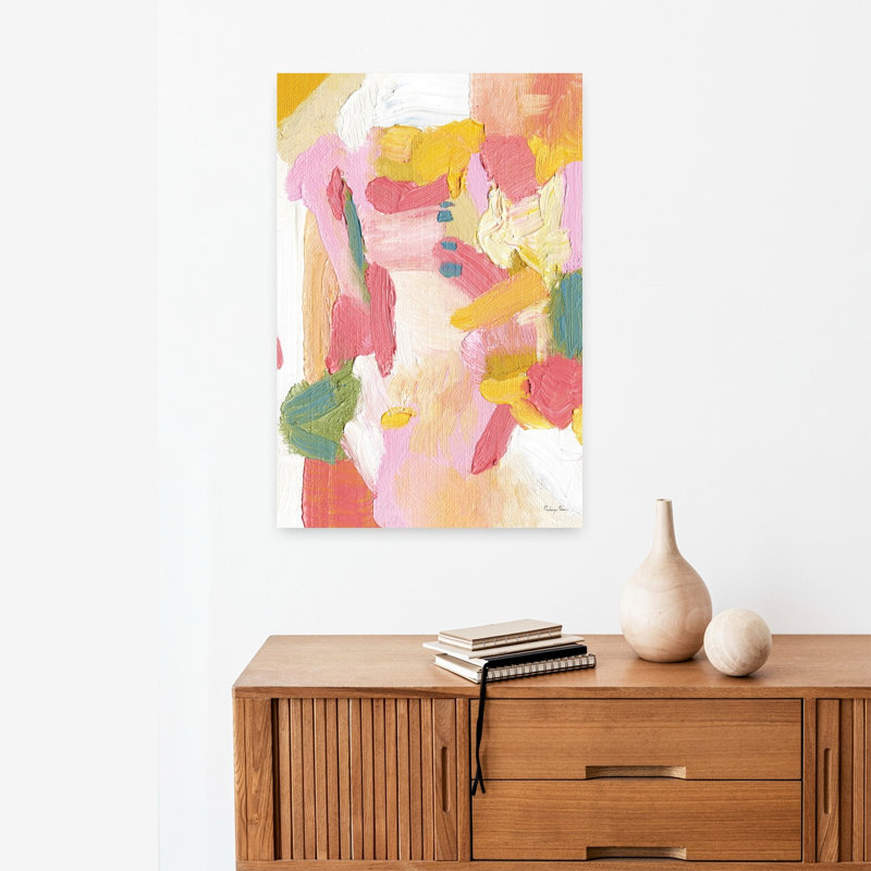 Art contemporain, art contemporain abstrait, H 24 po x l 16 po