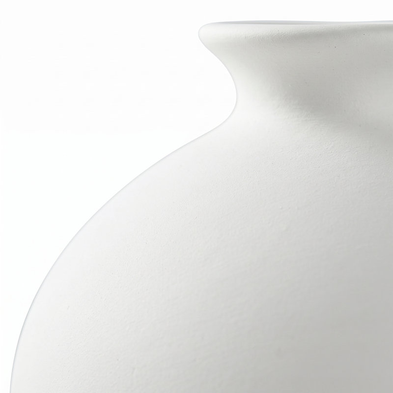 Ensemble de 6 petits vases à bourgeons en céramique blanche, assortiment de mini-vases pour fleurs à tige unique