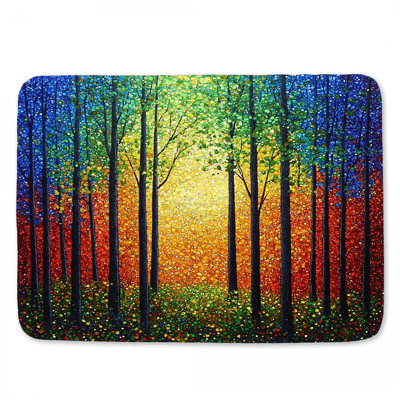 Tapis de bain forêt