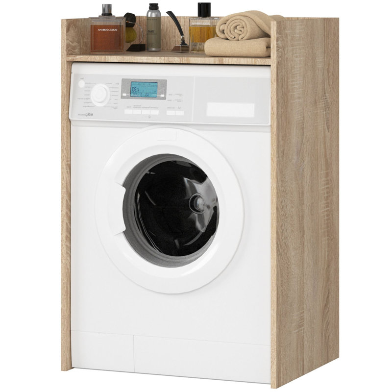 Laz-Son Freestanding Bathroom Cabinet, Natural