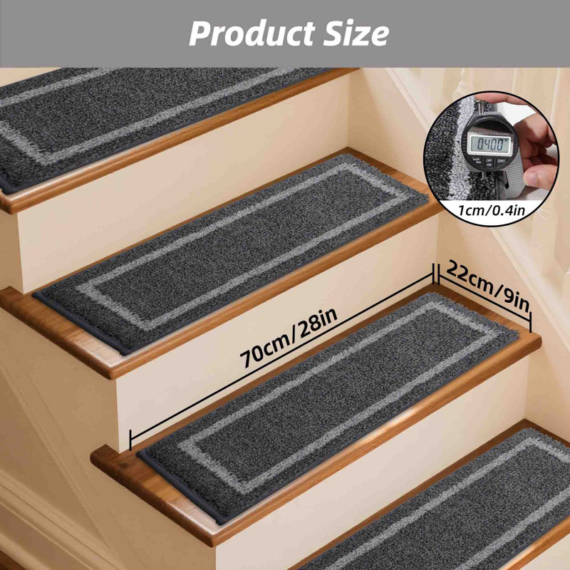 Non-Slip Stair Tread, Black