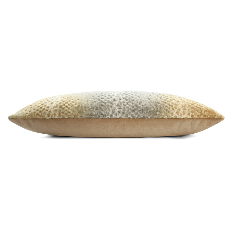 Staccato Square Woven Jacquard Pillow, Square, 26"H x 26"W, Maize