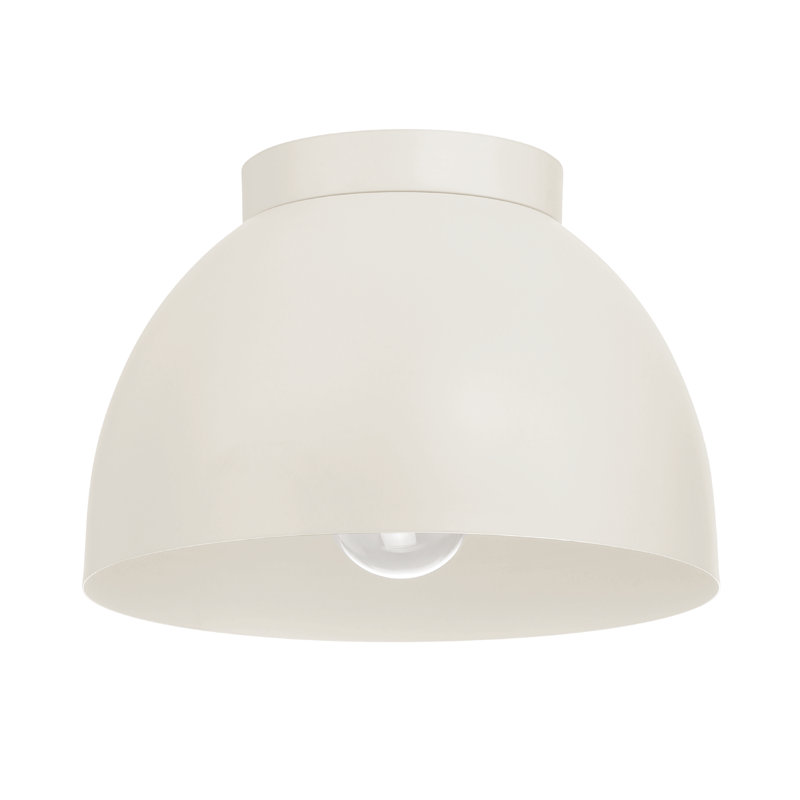Plafonnier encastré moyen 1 lumière Hunter Erling, Noyer, Beige
