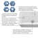 31.88'' L Undermount Single Bowl Fireclay Kitchen Sink