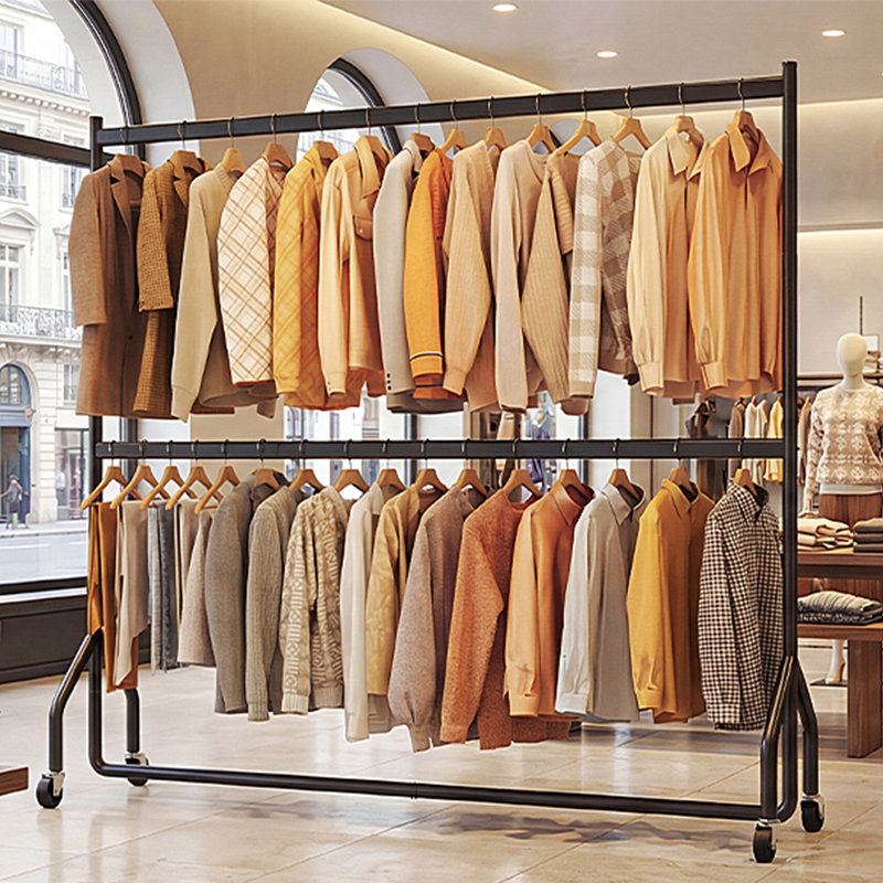 Rolling Clothing Rack, 180cm