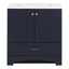Ensemble de meuble-lavabo sur pied simple 30,5 avec plateau Emlyn-509178457