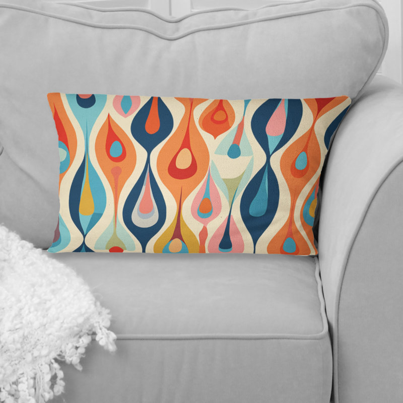 Coussin Retro Abstract Drops