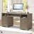 Luing 59''Fluted Executive Desks with File and Storage Drawers , Computer Writing Desk with Keyboard Tray, Home Office Desks with Cable Management and 2 Open Compartments-1033999543