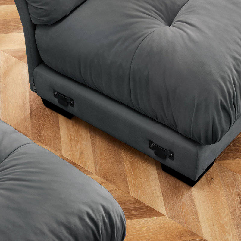 Sofa Milano sans accoudoirs avec 1 coussin