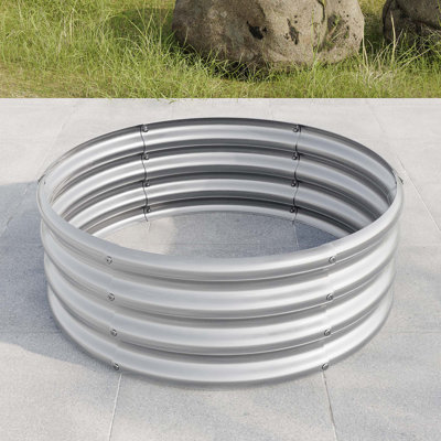 Versatile Metal Raised Garden Bed for Abundant Planting and Outdoor Beauty
