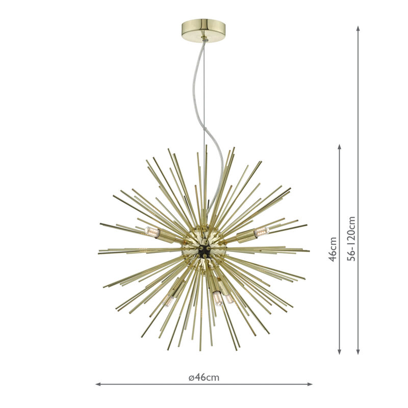 Aliyah 6 - Light Sputnik Chandelier