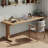 Burlywood Rectangular Solid Wood desk-109695020