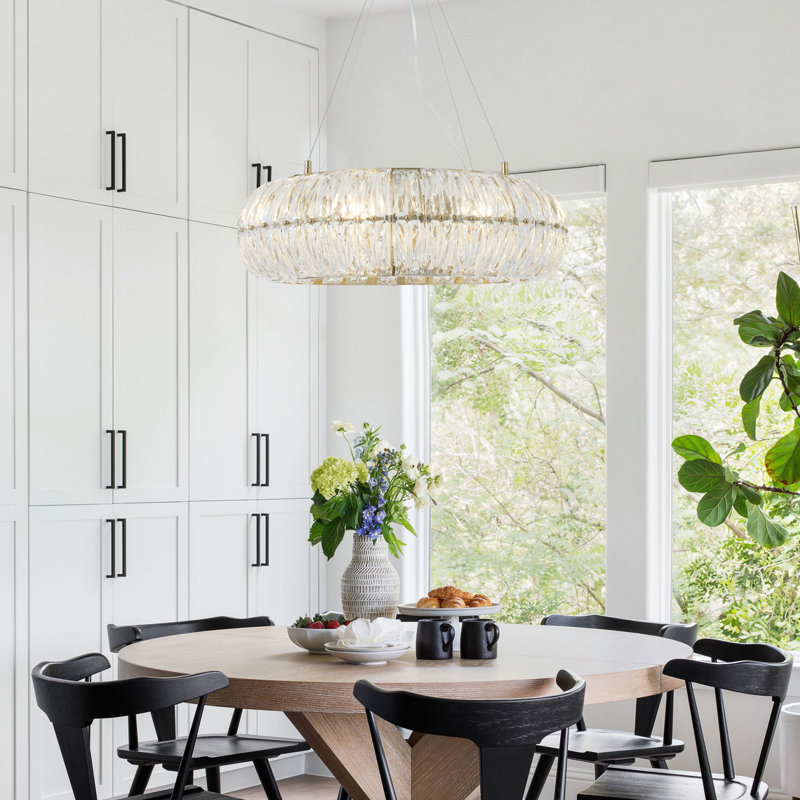 8-light Dimmable Ring Chandelier