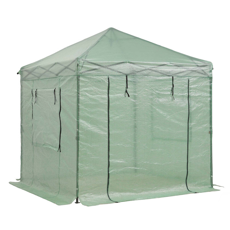 Tente de pavillon 8 x 8 pi, H 8,75 pi x l 8 pi x P 8 pi